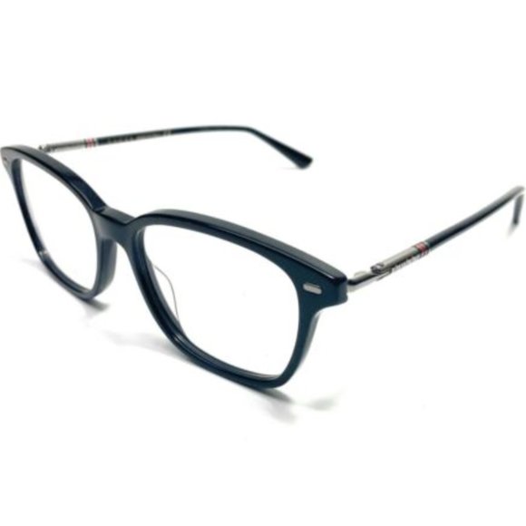 Gucci Men's Black and Ruthenium Eyeglasses!